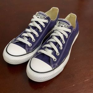 Purple Converse All Star Low Tops